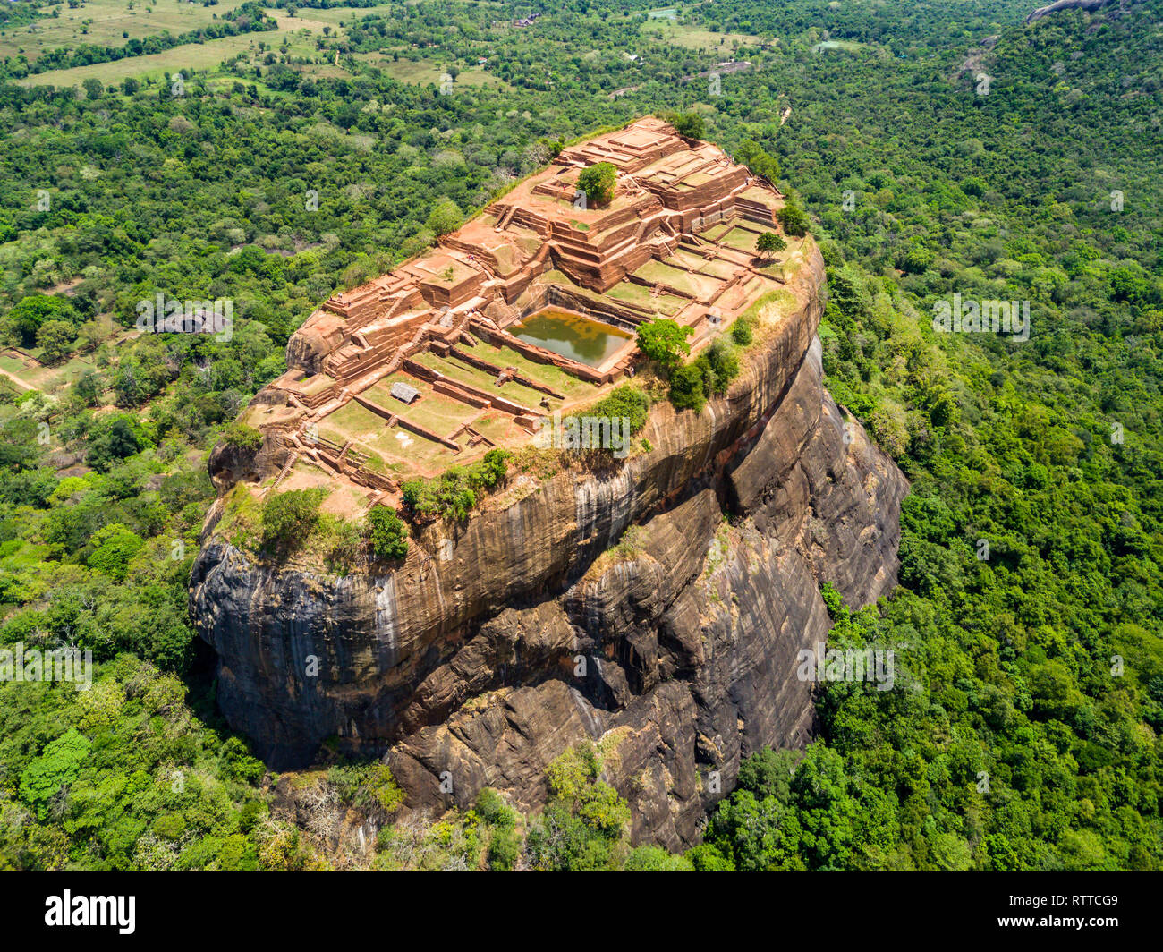 Sigiriya Aerial View Hi res Stock Photography And Images Alamy