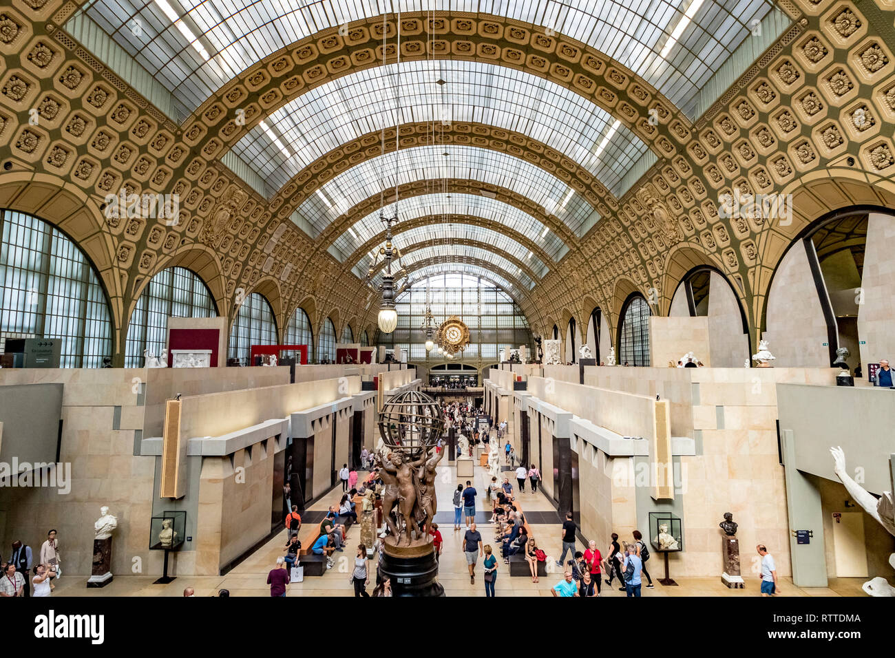 Musée d'Orsay , the museum building was originally a railway station ...