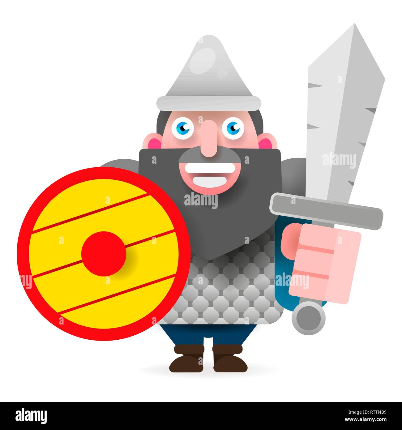 Separate Living Head Of Epic Hero Of Russian Folklore And Folk Tales Isolated On White Background Vector Cartoon Close Up Illustration Stock Vector Image Art Alamy