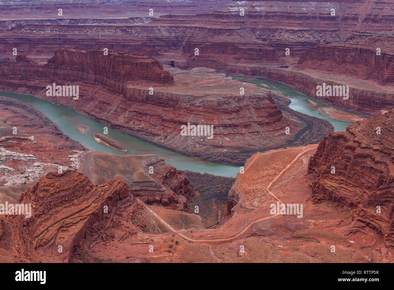 Colorado river rushing thru the amazing formations and canyons of Dead ...