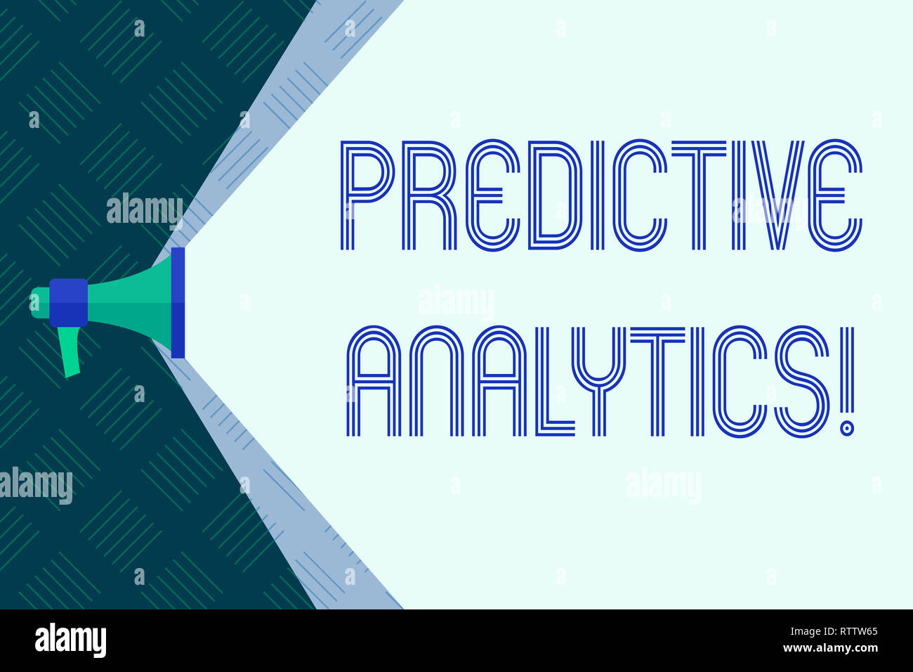 Predicting Text Design Word writing text Predictive Analytics. Business concept for Method to ...