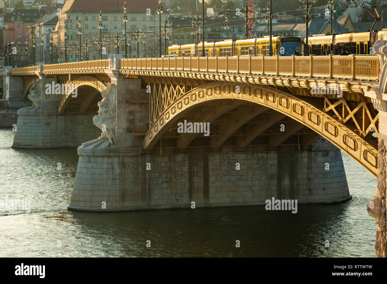 Margaret bridge tram hi-res stock photography and images - Alamy