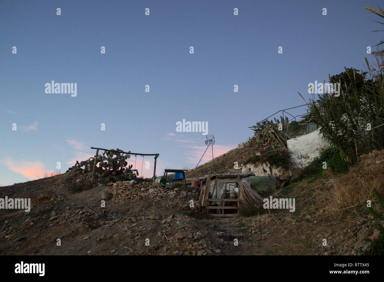 Cave Houses in Sacromonte Neighborhood, Granada, Spain Stock Photo - Alamy