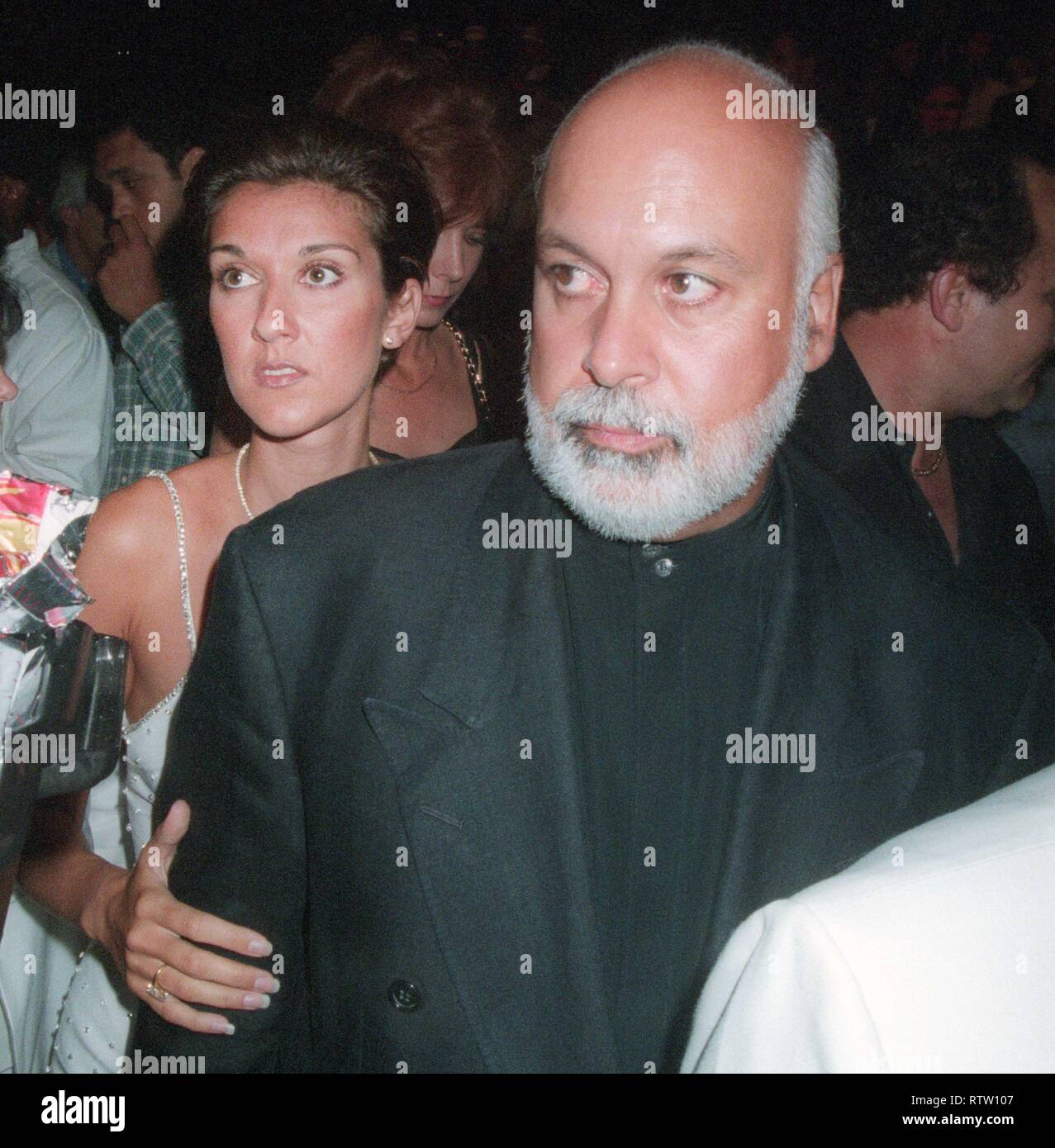 Celine Dion and husband Rene Angelil 1996 Photo By John Barrett ...