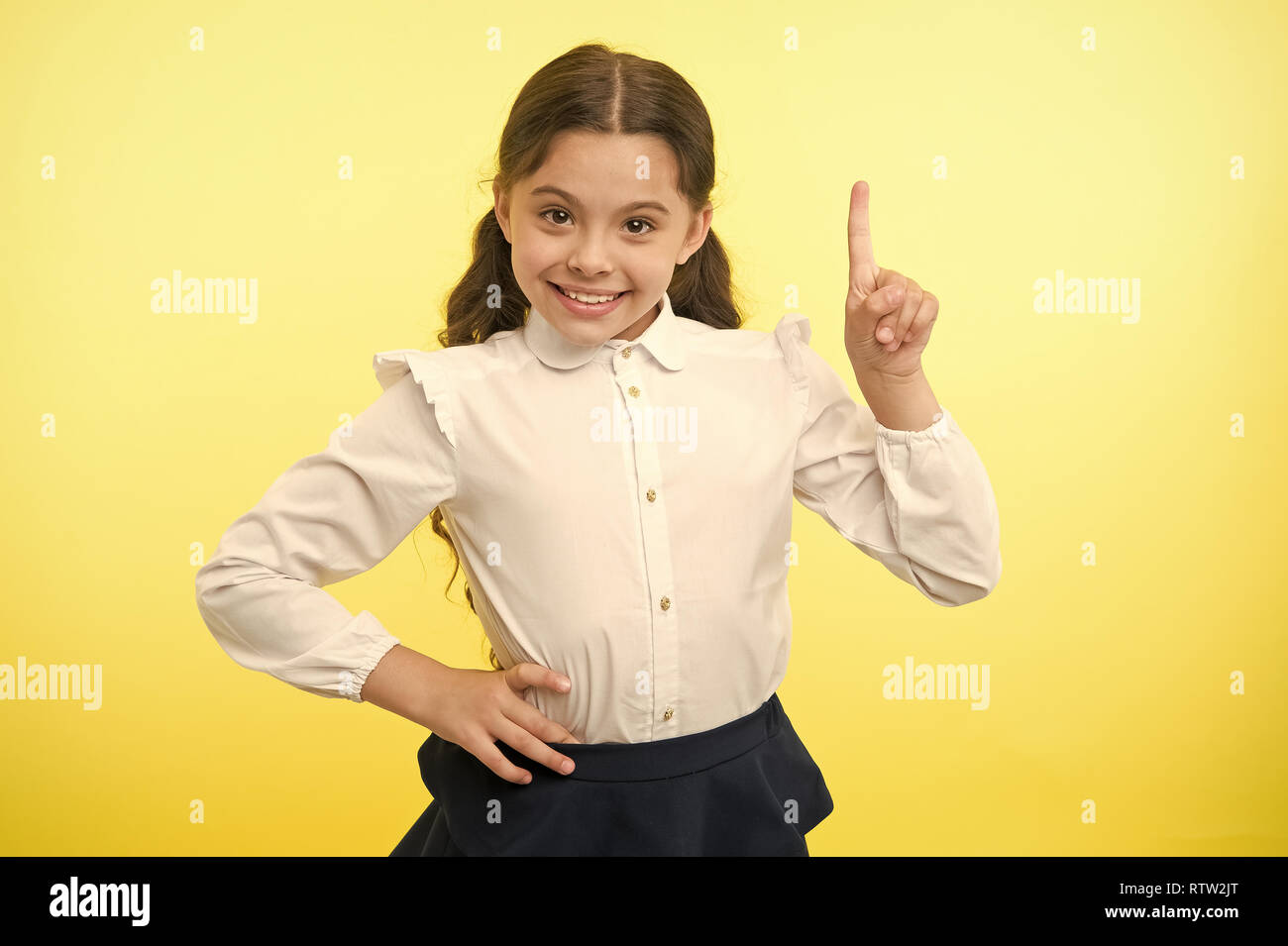 good idea. little girl has an idea. she got an idea. perfect idea of