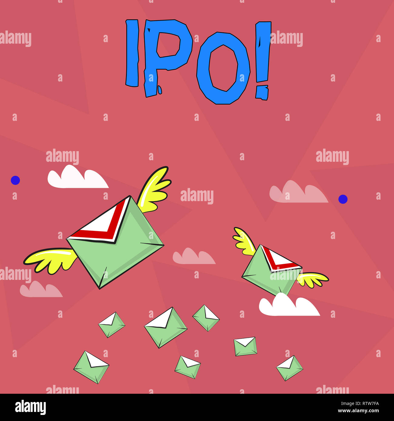 Handwriting text Ipo. Concept meaning Initial Public Offering First time  stock of company is offered to public Stock Photo - Alamy