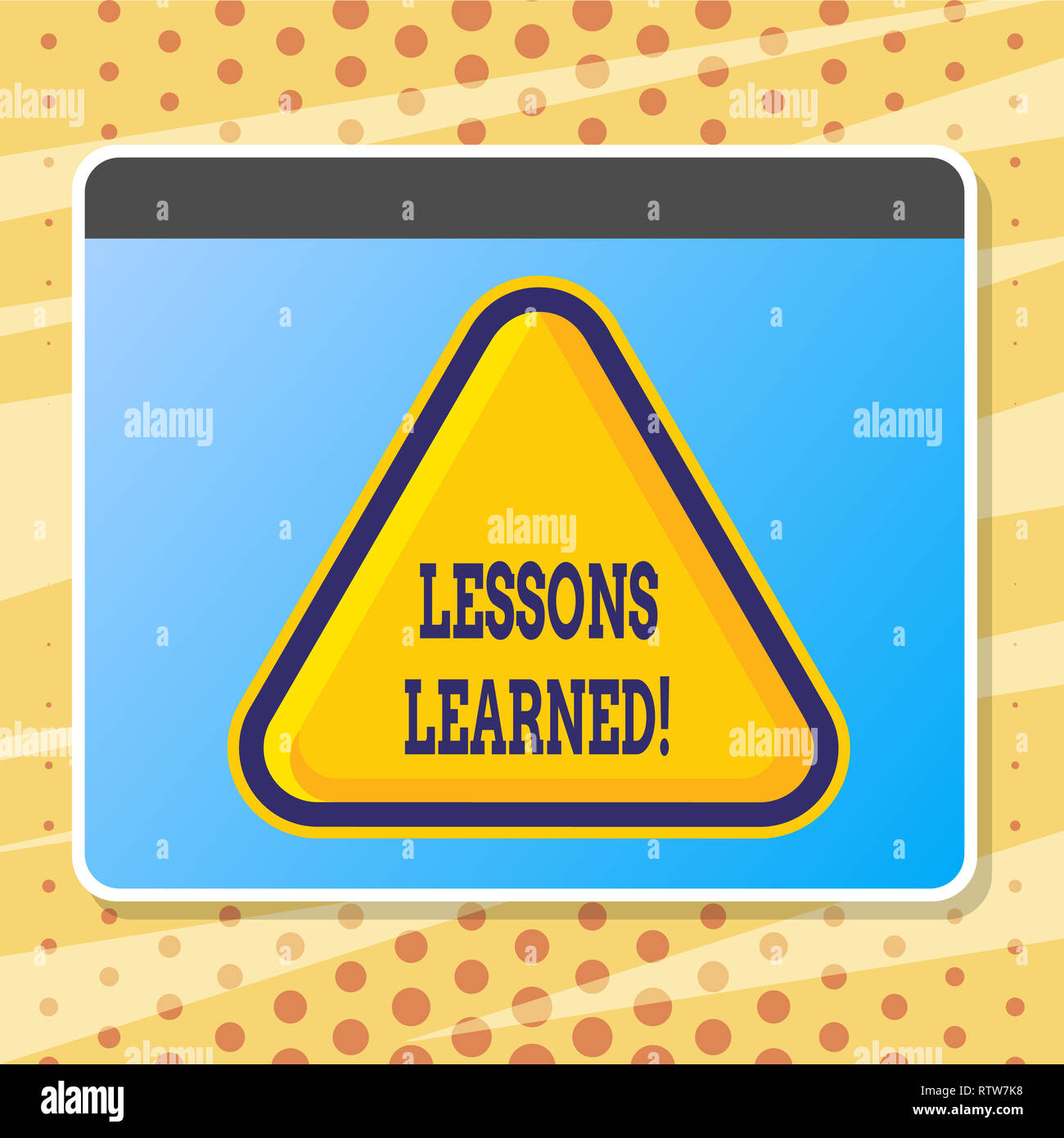 Review Lessons Sign Text sign showing Lessons Learned. Conceptual photo Experiences that ...