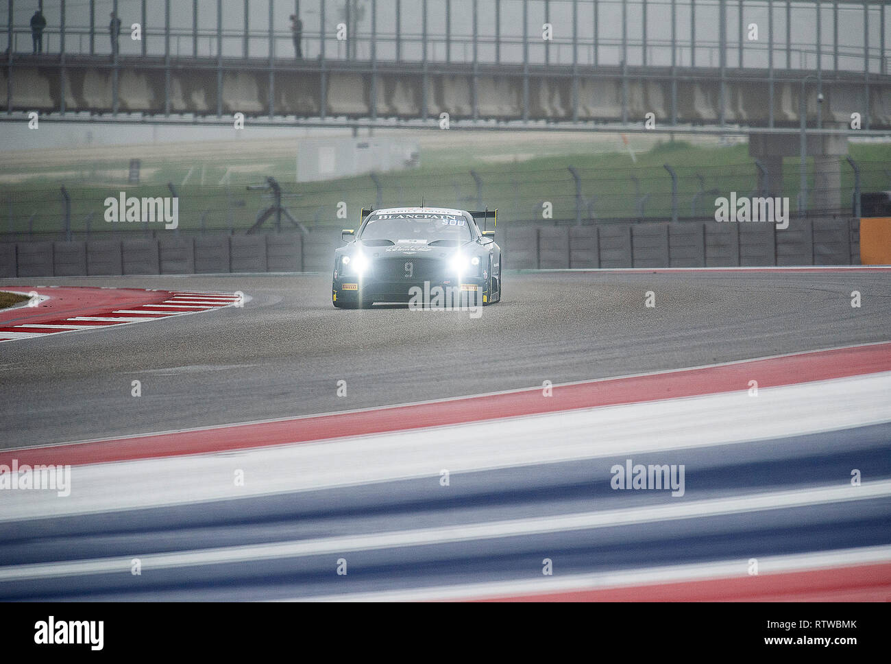 Austin, Texas, USA. 02nd Mar, 2019. Andy Soucek Driver 2 #09 Bentley Continental GT3 with K-PAX Racing in action GT SprintX - Pro at the Blancpain GT World Challenge, Circuit of The Americas in Austin, Texas. Mario Cantu/CSM/Alamy Live News Stock Photo