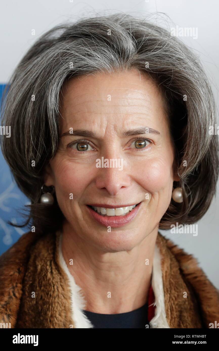 United Nations, New York, USA, March 01, 2019 - Alice M. Thisch attends UN Women for Peace Association 2019 Annual Awards Luncheon in celebration of International Women's Day today at the UN Headquarters in New York. Photo: Luiz Rampelotto/EuropaNewswire | usage worldwide Stock Photo