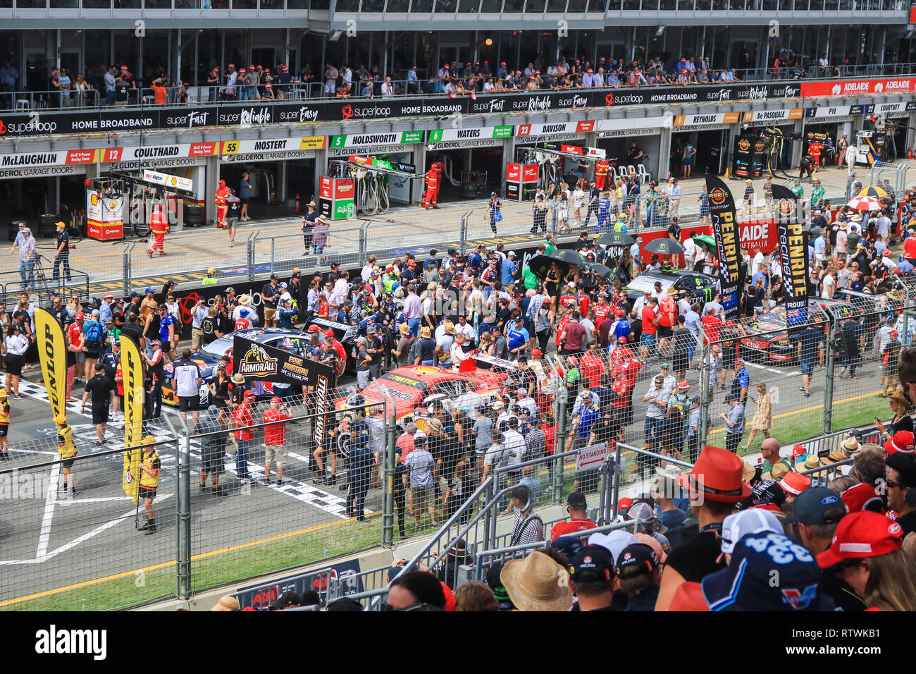Adelaide Australia 3rd Mar 2019 Large Crowds Of Motorsport