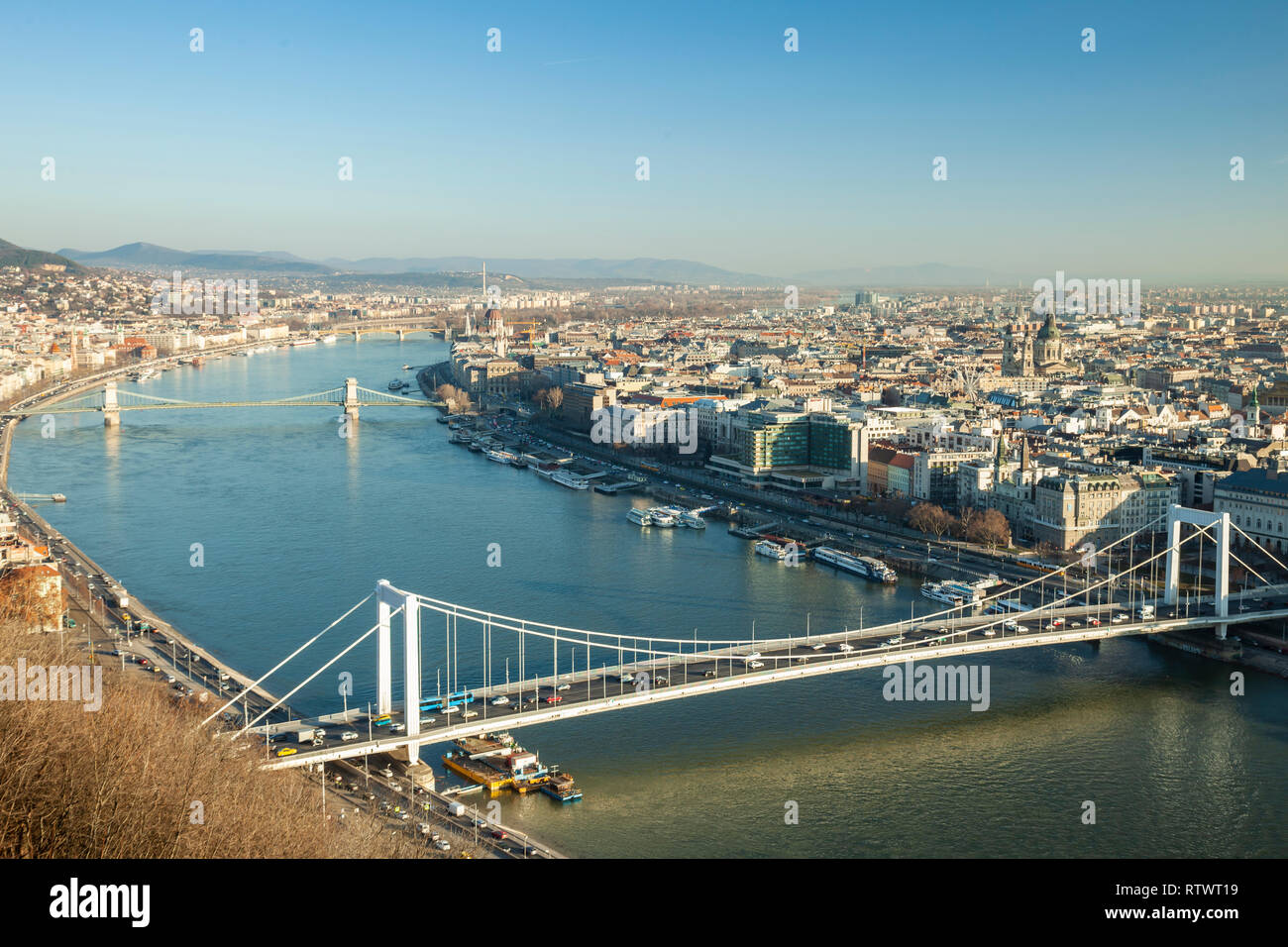 Morning In Budapest Hungary Stock Photo Alamy alamy