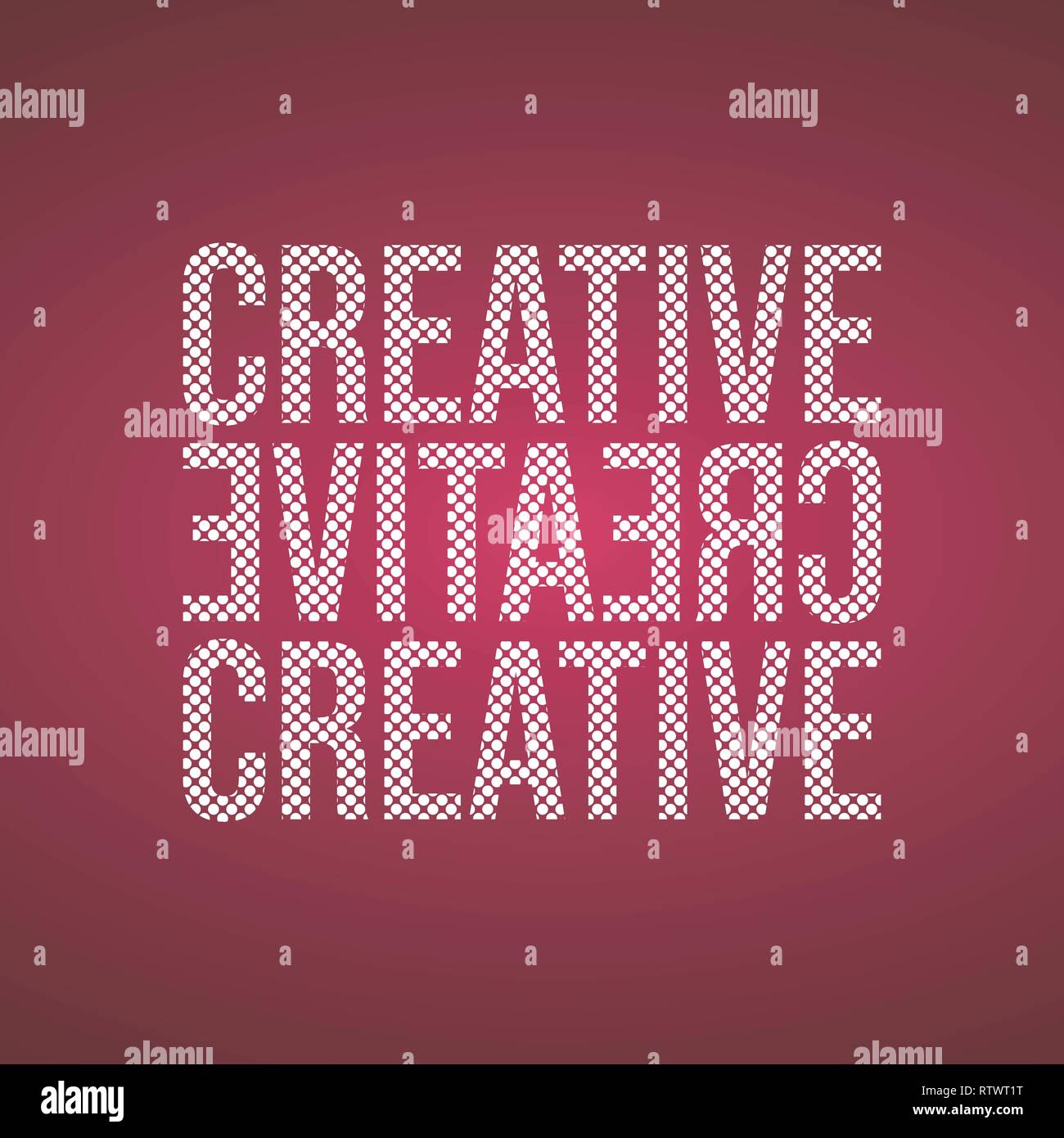 creative . Life quote with modern background vector illustration Stock Vector