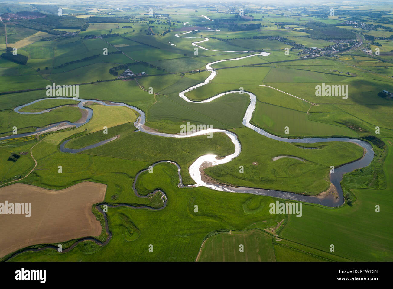 Oxbow aerial hires stock photography and images Alamy