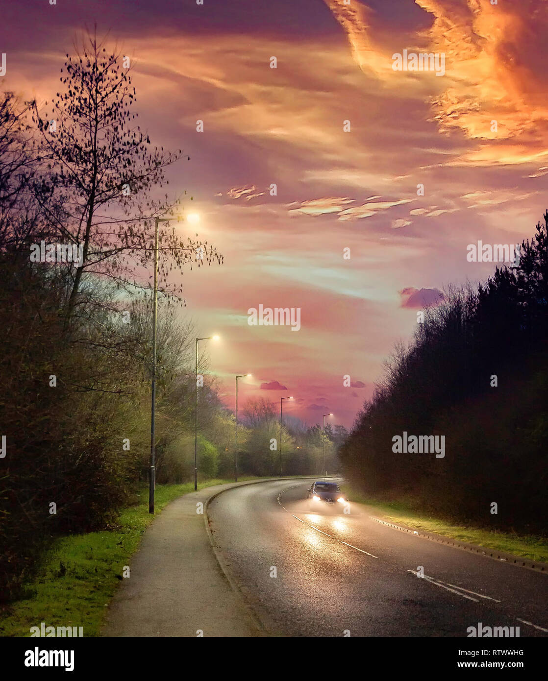 Dinnington, South Yorkshire, United Kingdom. Stock Photo