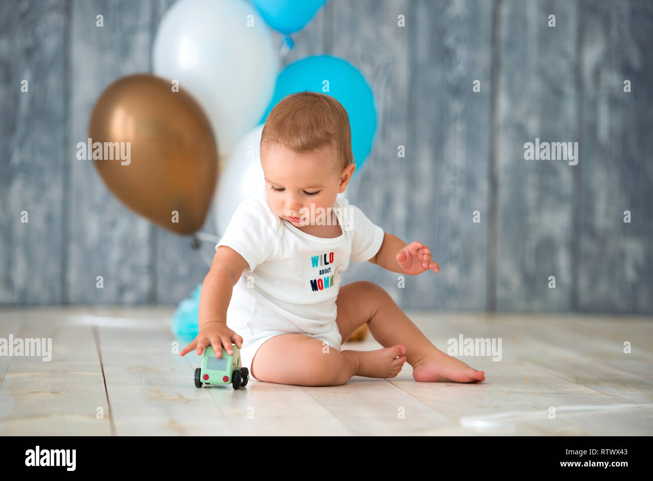 birthday balloons for 1 year old boy