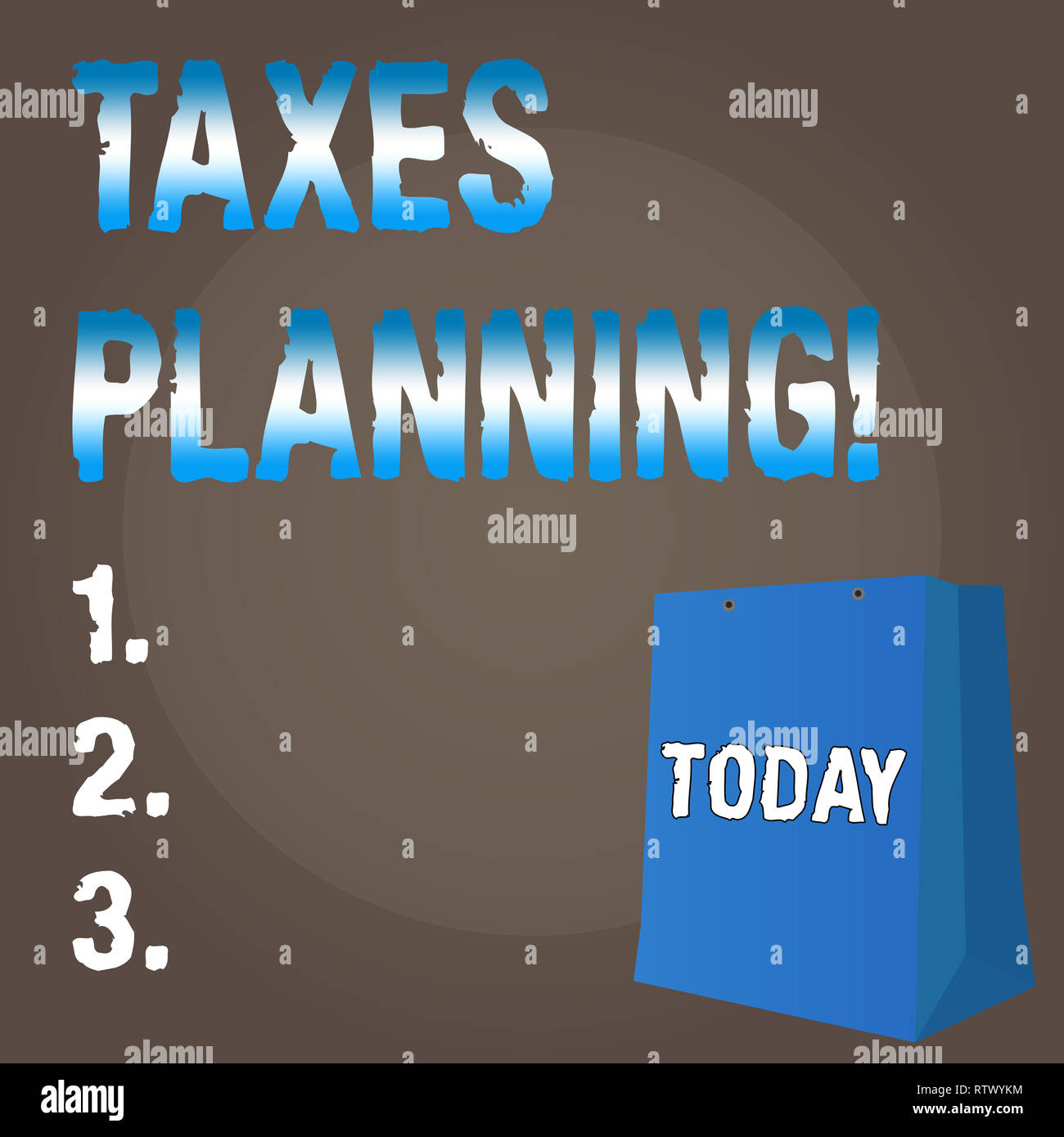 Conceptual hand writing showing Taxes Planning. Business photo text