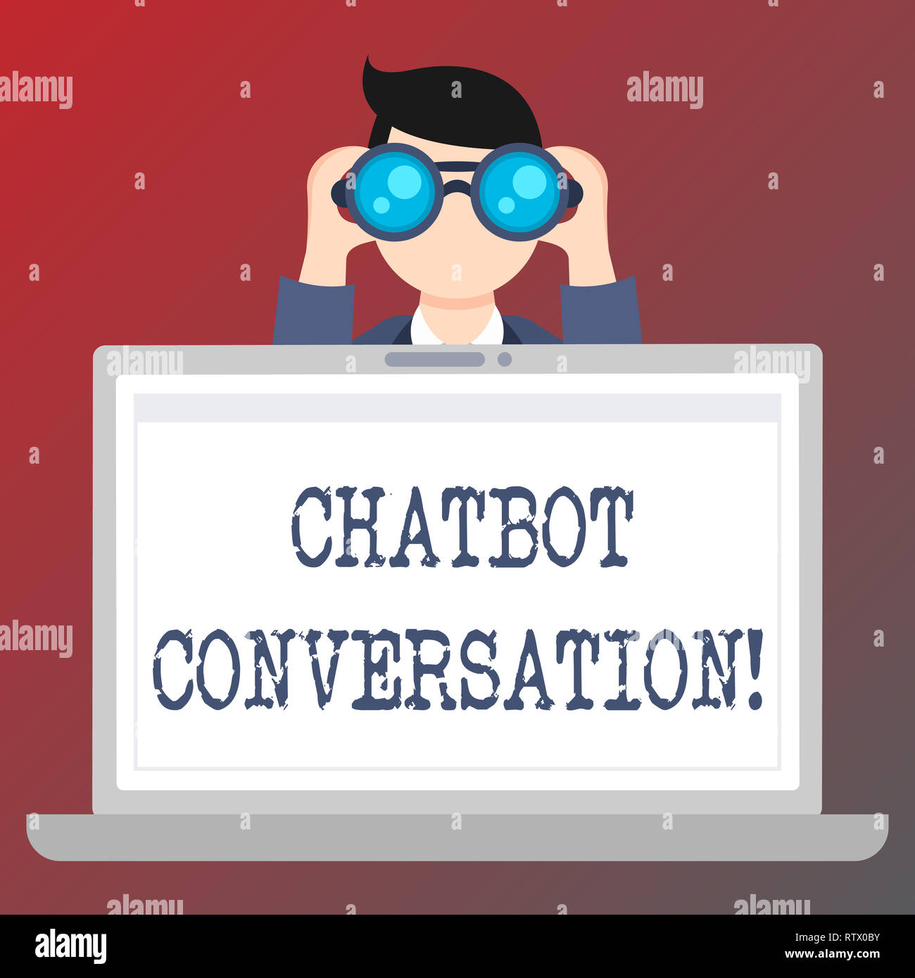 Handwriting text writing Chatbot Conversation. Concept meaning Chatting ...