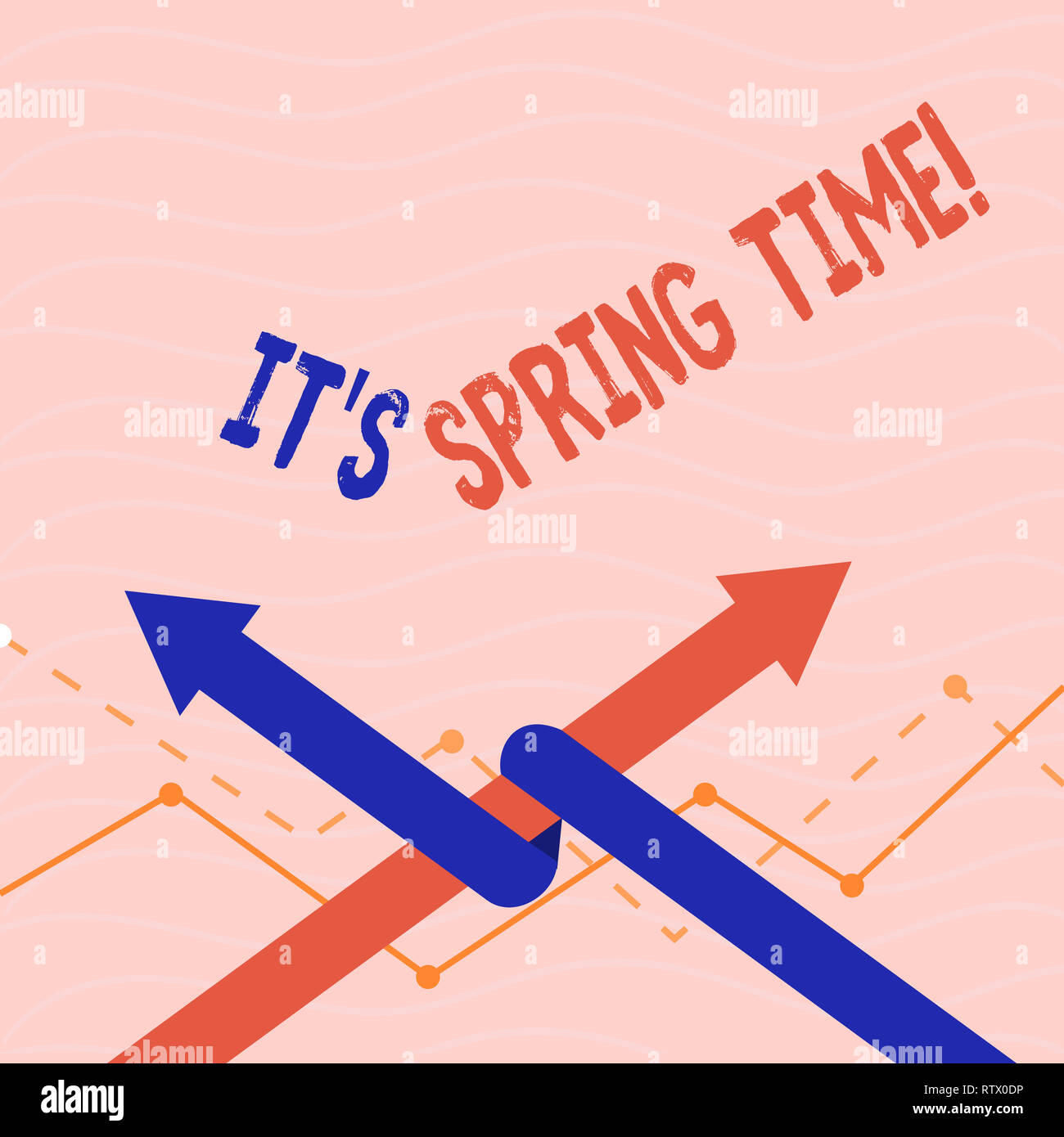 Text sign showing It S Spring Time. Conceptual photo Month with great ...