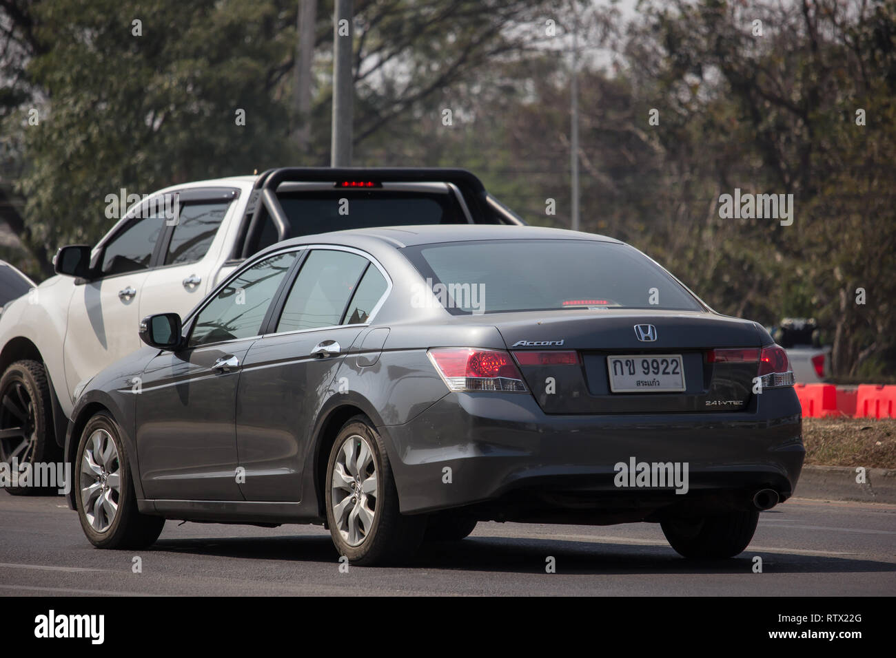 Chiangmai, Thailand - February 11 2019: Private car Honda accord