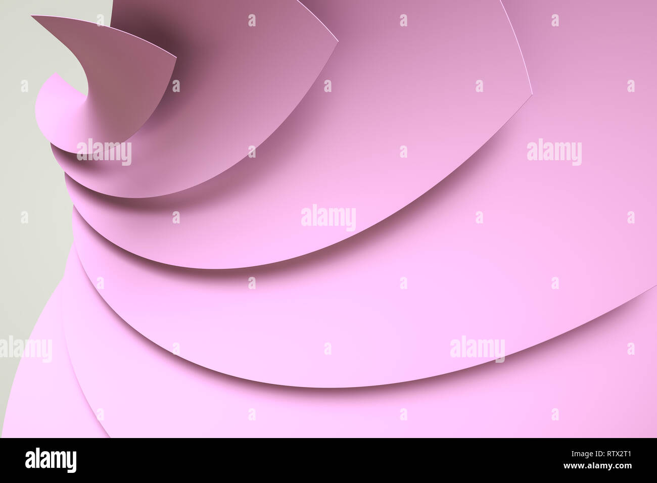 Pink Color Rendering 3d rendering, surface and pink background Stock Photo - Alamy