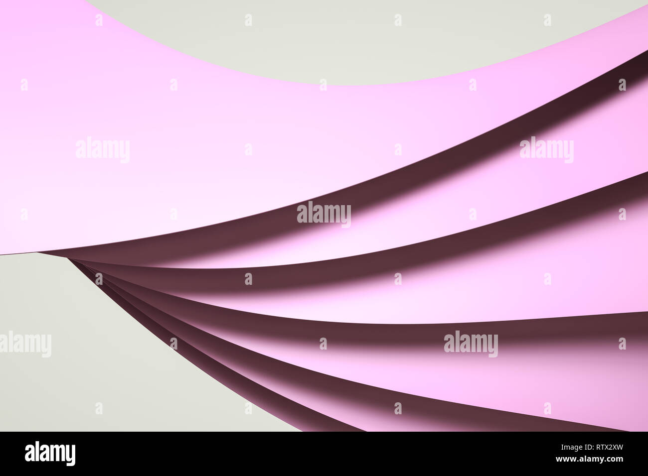 Pink Color Rendering 3d rendering, surface and pink background Stock Photo - Alamy