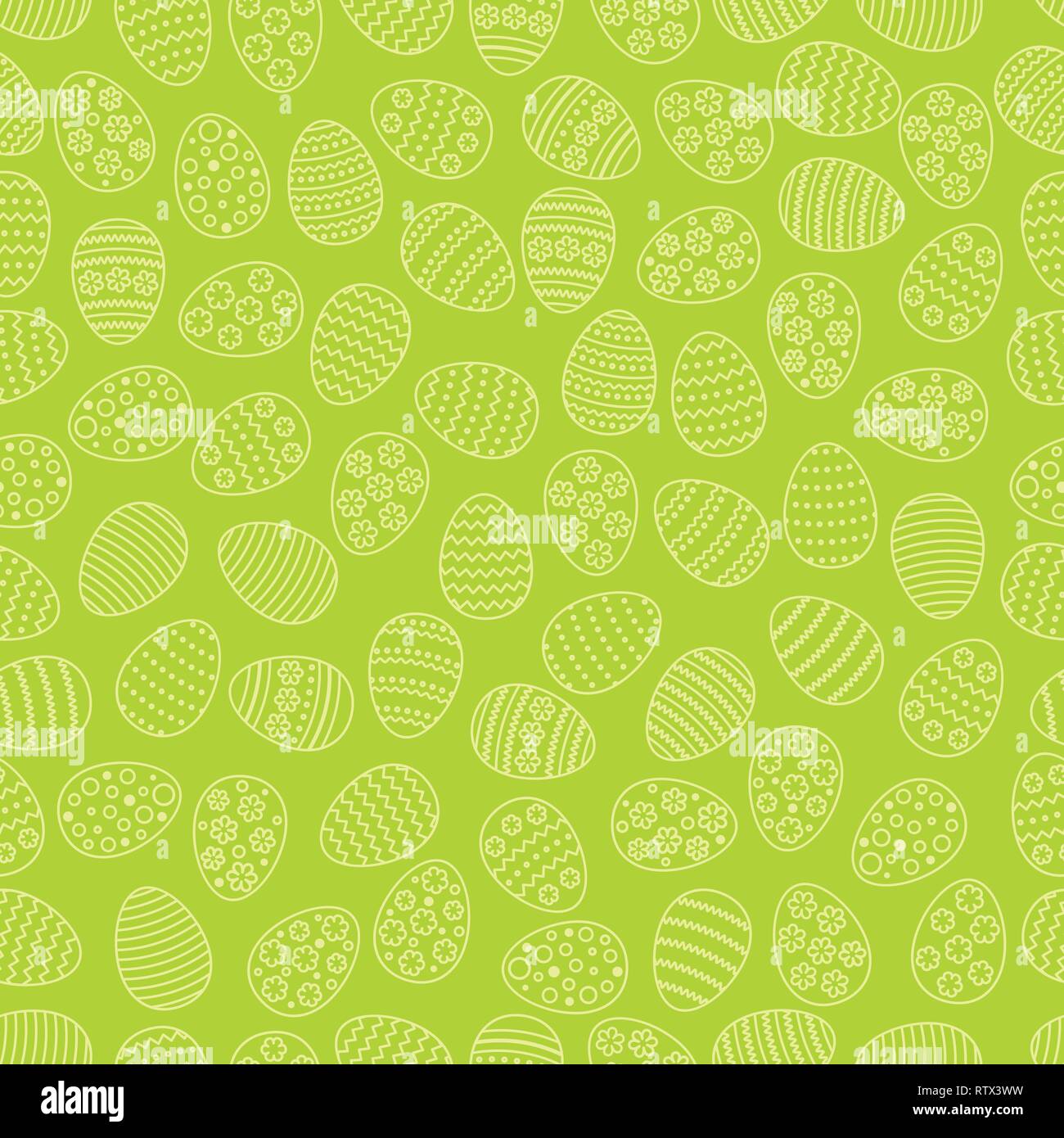 Easter seamless background with eggs. Gift card egg ornament, pattern. Spring season holidays