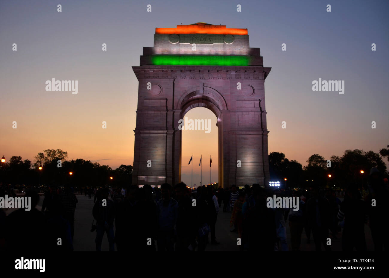India Gate, New Delhi Stock Photo