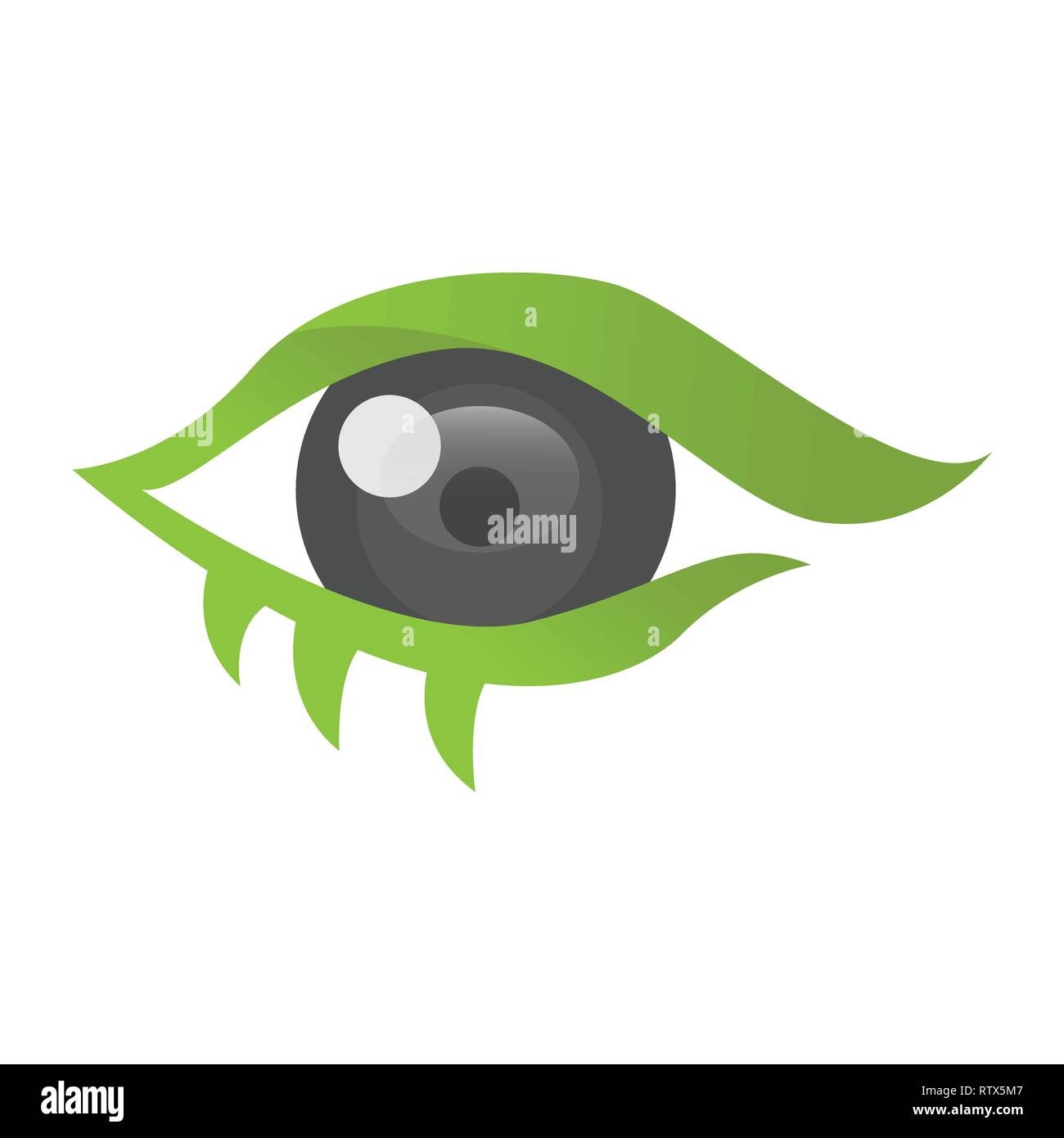 Eyes Logo vector template, circle Vision Logotype concept, optic and eye lens logo vector Stock Vector