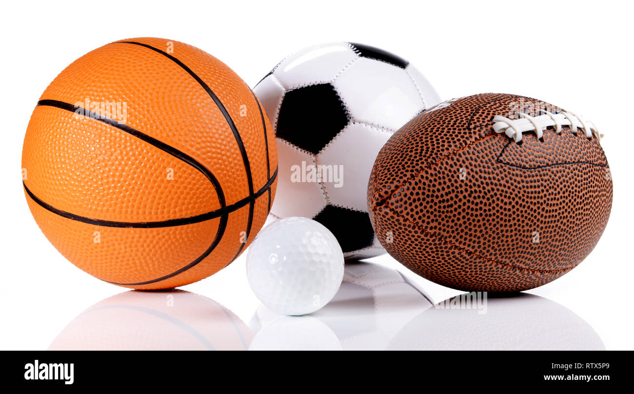 Various Balls - Sport Panorama Stock Photo