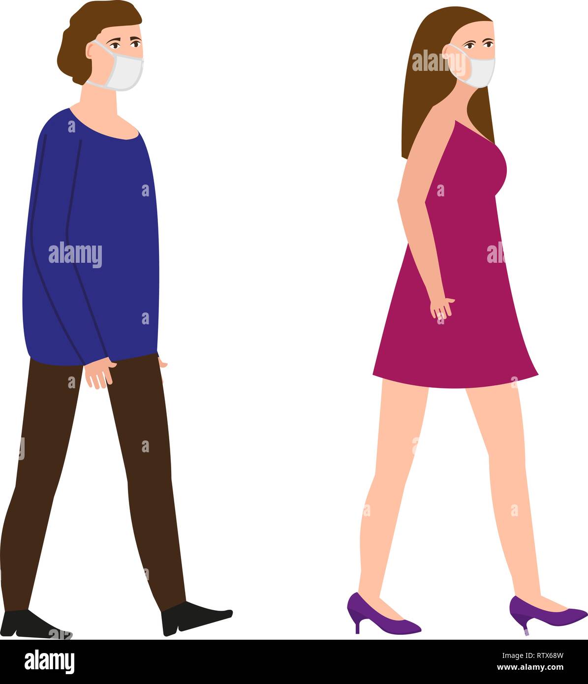 Gauze masks Stock Vector Images Alamy