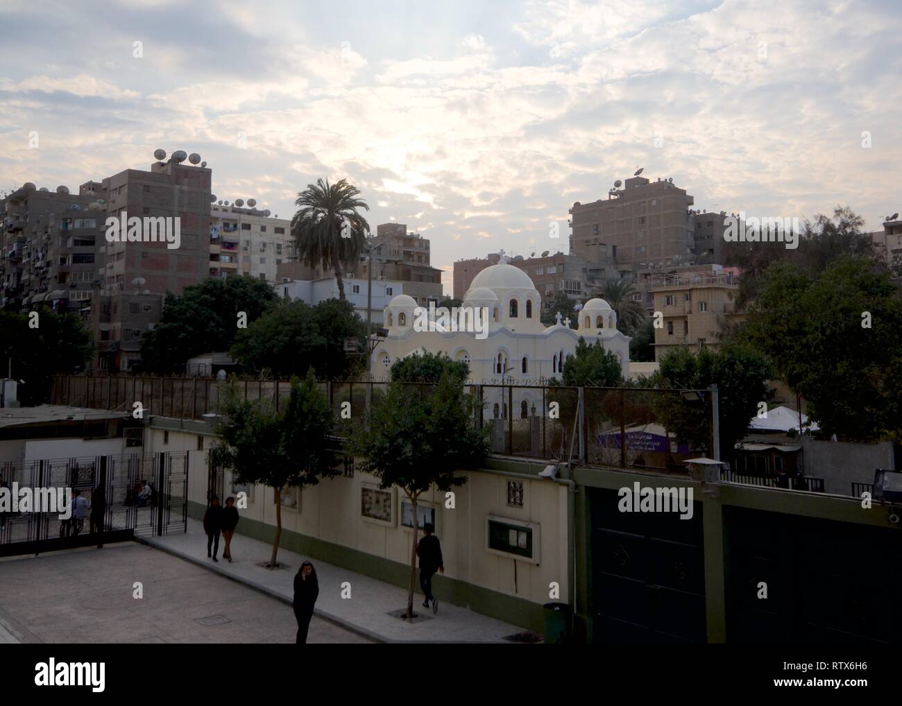St Mary's Apparition Church, Zeitoun, Cairo, Egypt Stock Photo Alamy
