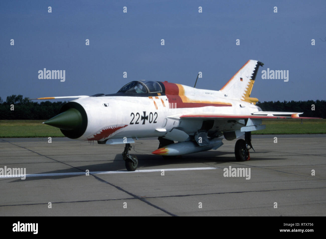 Bundeswehr Luftwaffe Mikojan-Gurewitsch MiG-21 Stock Photo - Alamy