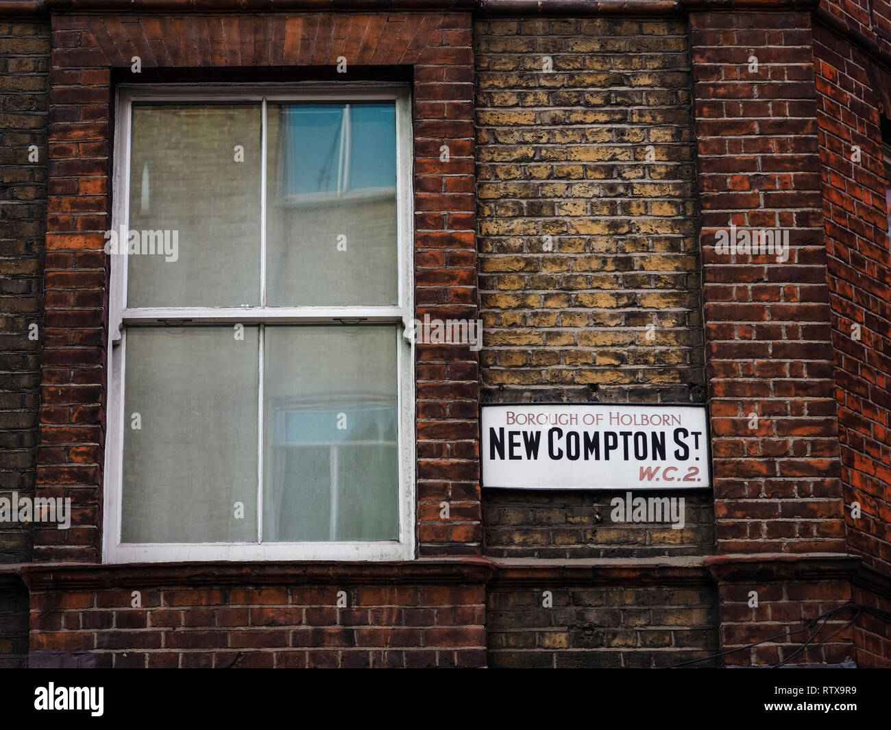 New Compton Street Stock Photo Alamy