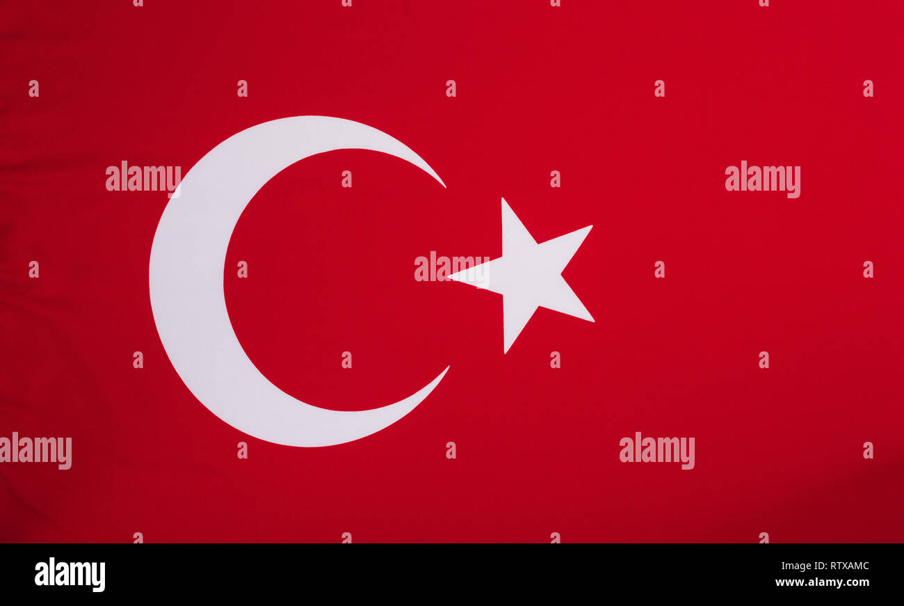 Turkish Flag in the right measures and colors Stock Photo Alamy