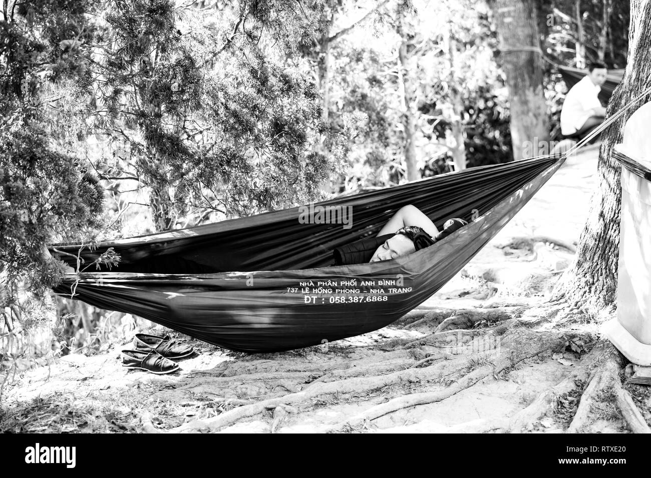Vietnamese hammock Black and White Stock Photos & Images Alamy