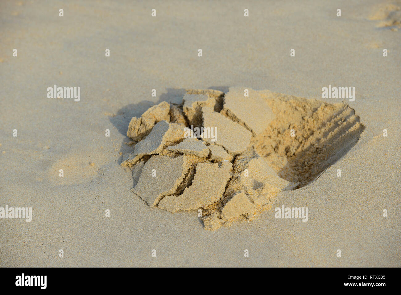 Close up textured beach sand hi-res stock photography and images - Alamy