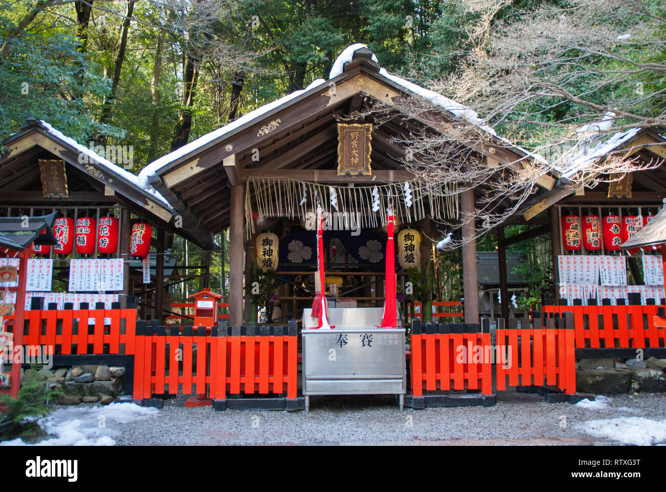 The Nonomiya Shrine In The Arashiyama District Of Kyoto This