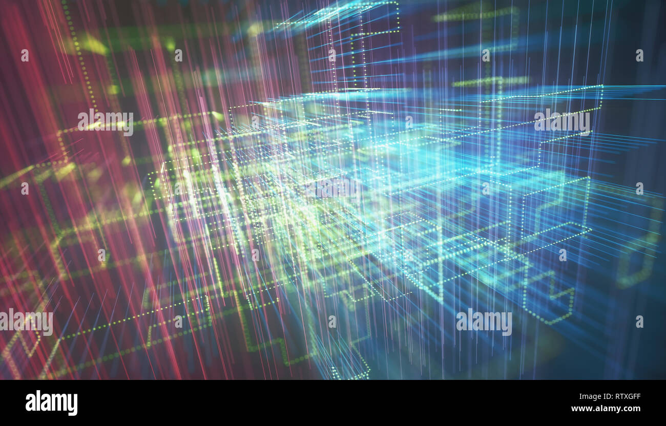 Network Engineer Abstract Image Network, abstract illustration Stock Photo - Alamy