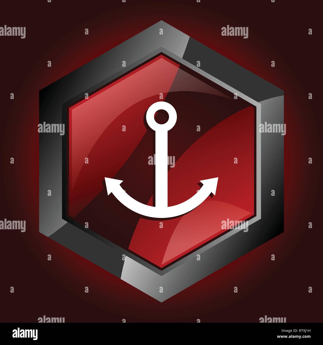 Anchored boats Stock Vector Images - Alamy