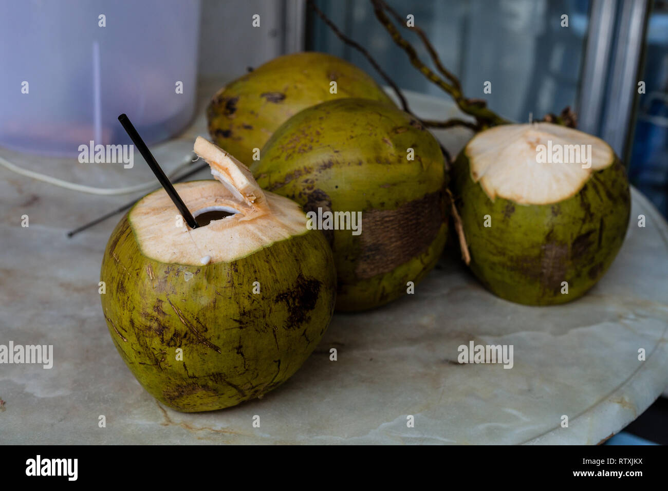 Coconut Water for Sale, Kuala Lumpur, Malaysia Stock Photo Alamy