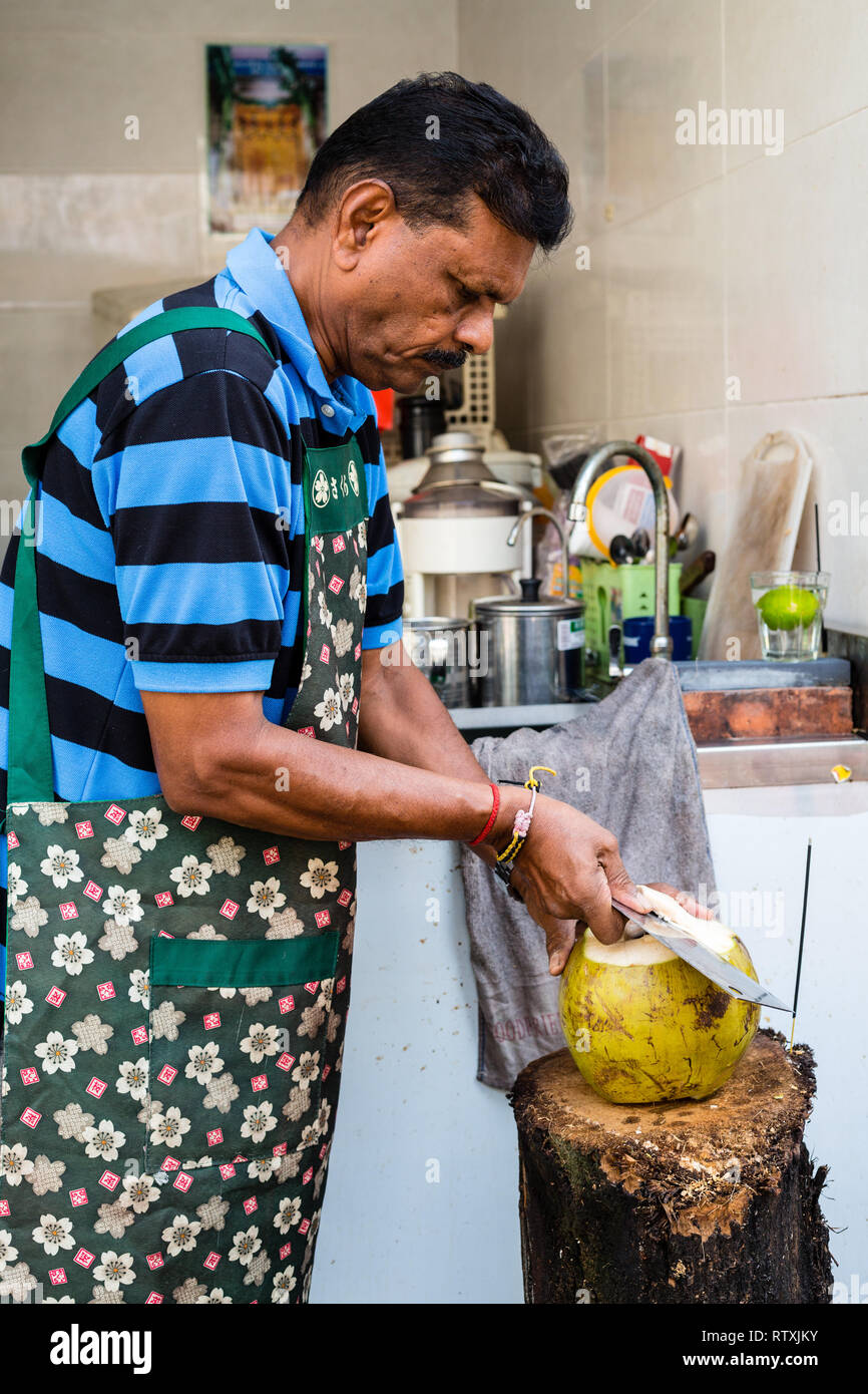 Coconut vendor hi-res stock photography and images - Alamy