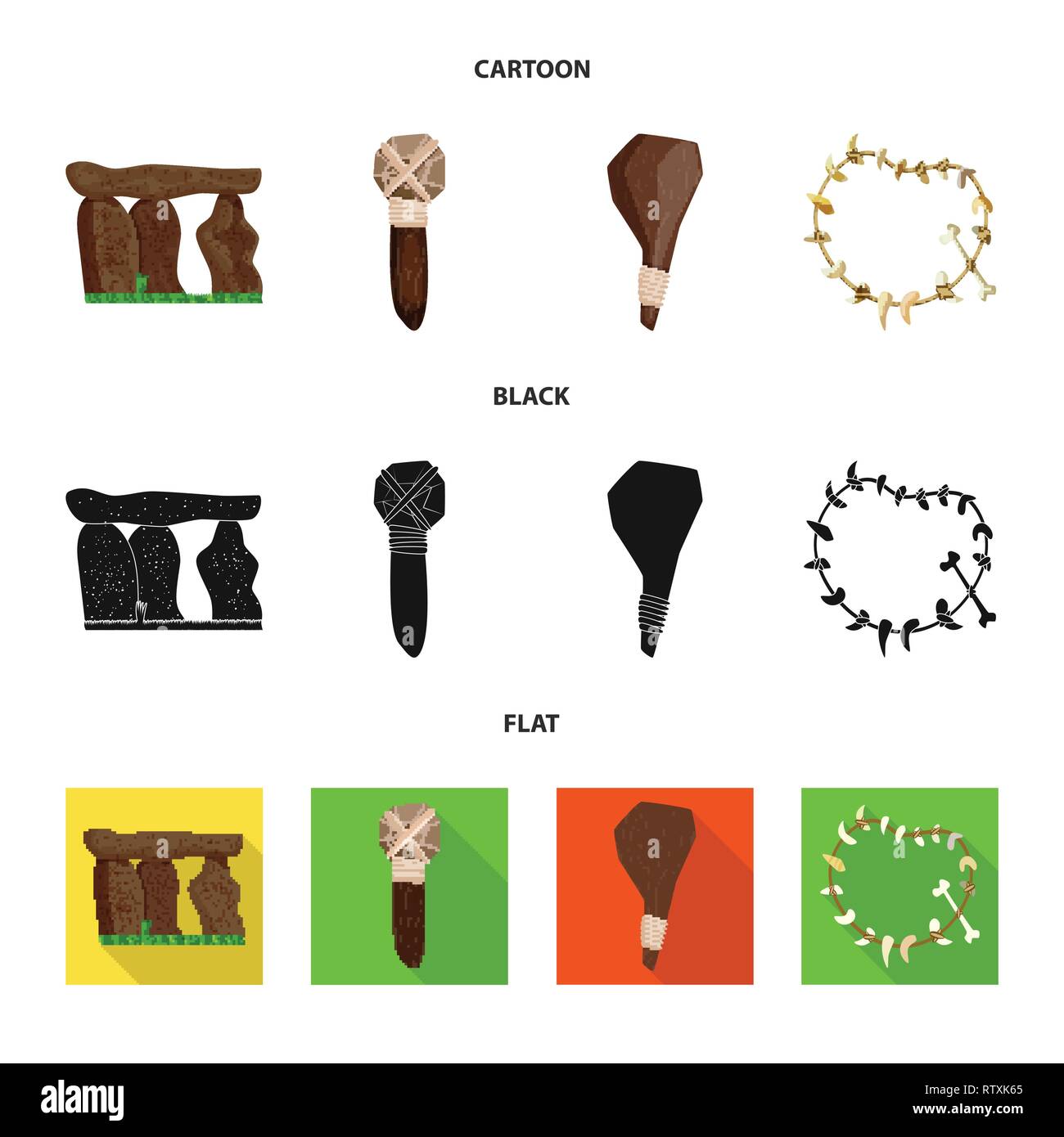 stone,hammer,cudgel,necklace,monolith,prehistoric,weapon,bone,megalith ...
