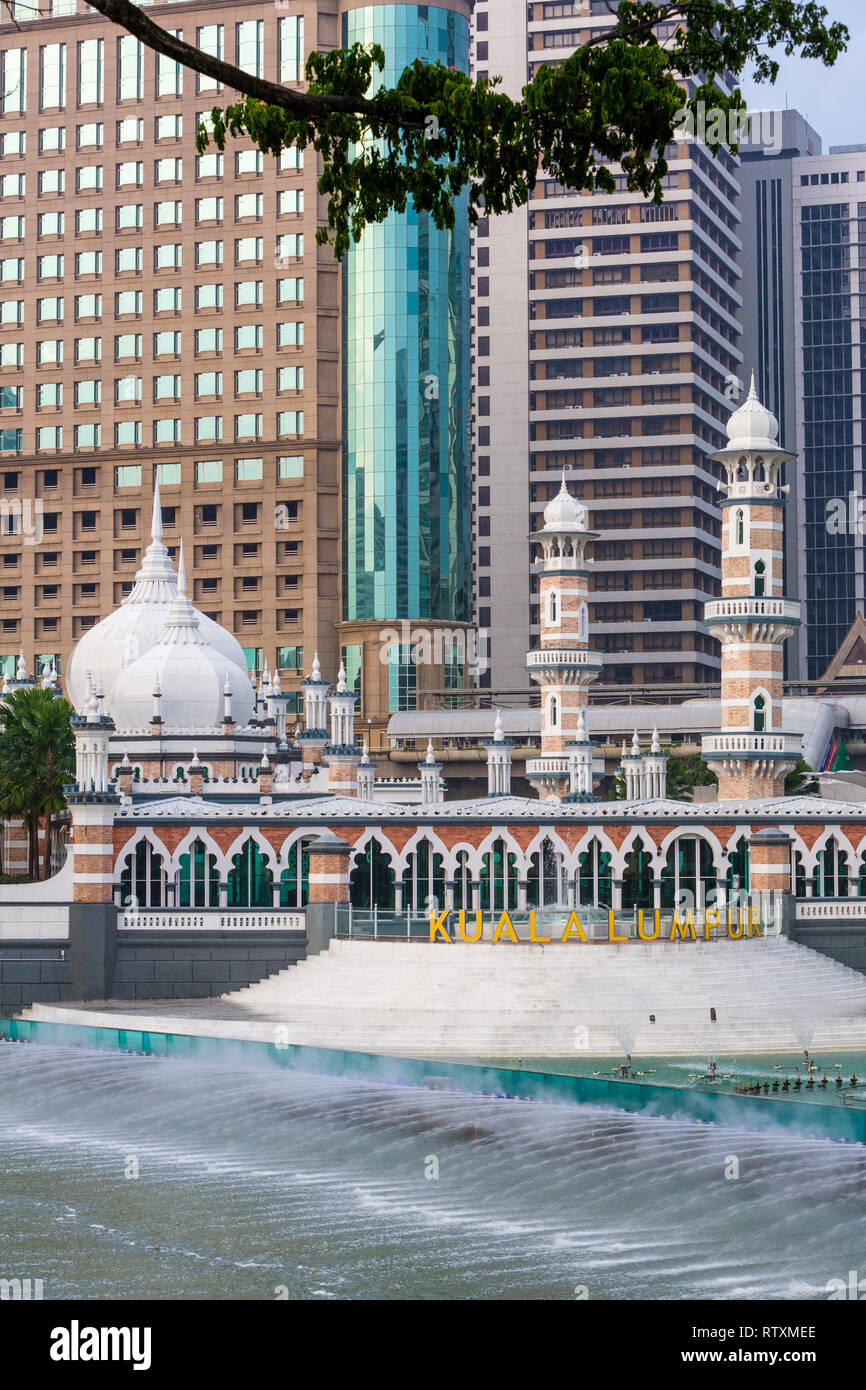 Masjid Jamek (Jamek Mosque), Kuala Lumpur, Malaysia. Stock Photo