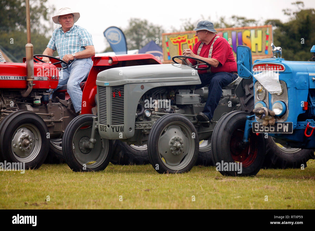 Vintage Tractors at the Herts and Essex Country Fair Stock Photo Alamy