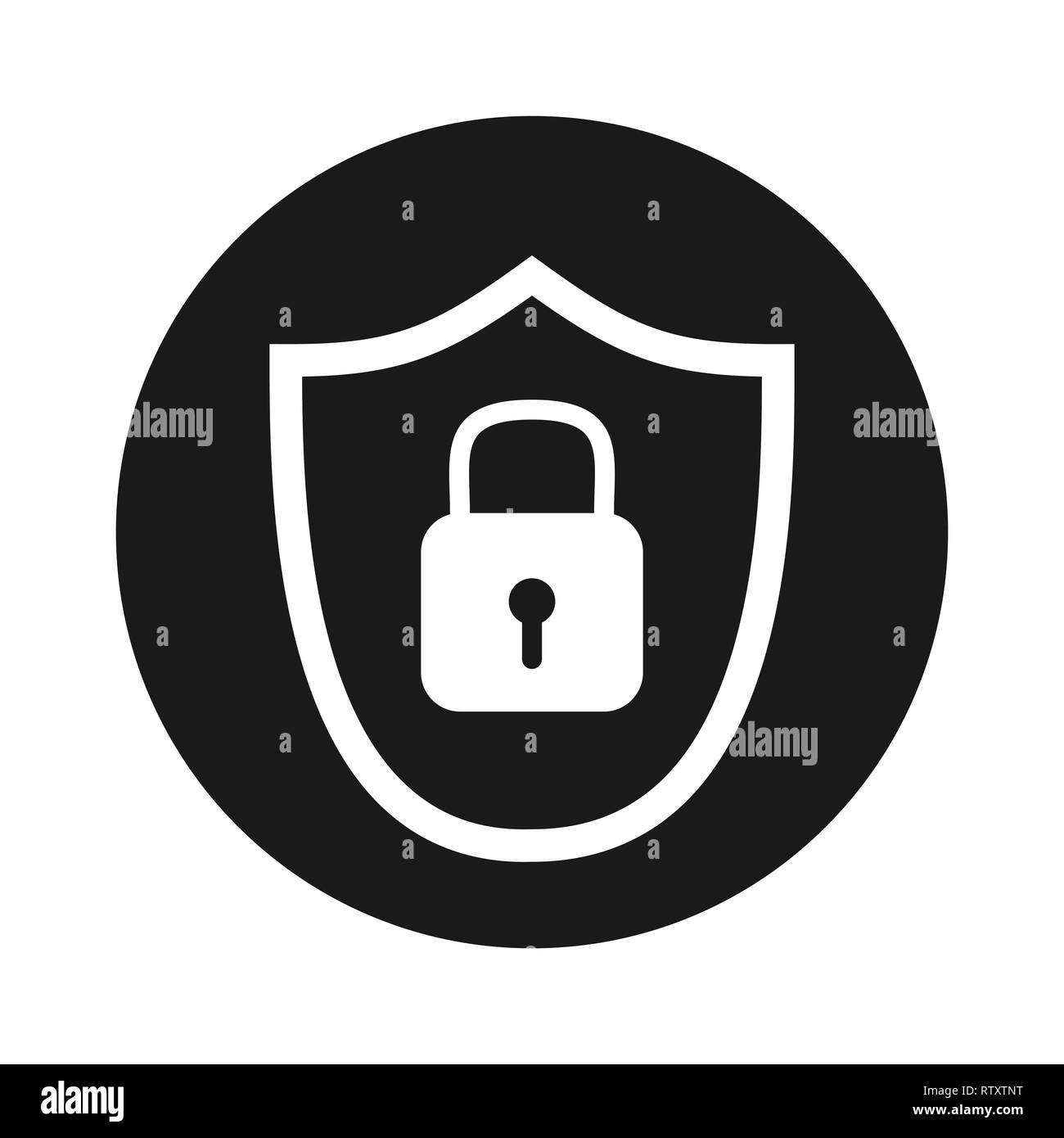 virus shield or security shield icon for apps or websites Stock Vector ...