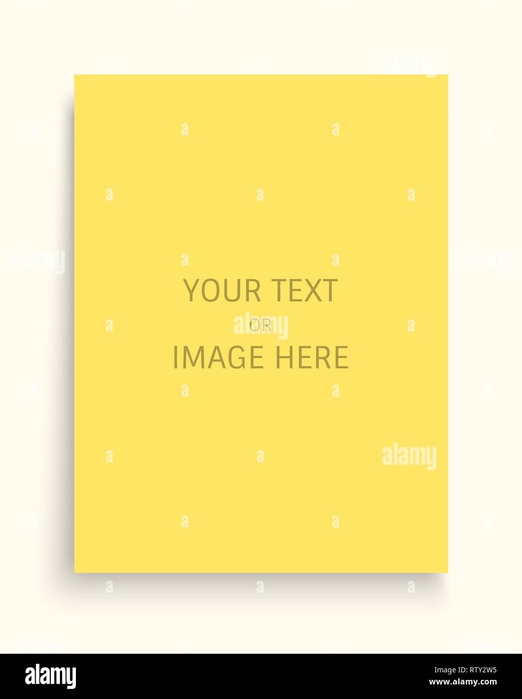 Mockup of a portrait-oriented magazine or catalogue. Blank sheet of paper. Element for advertising and promotional message. 3d vector illustration for Stock Vector
