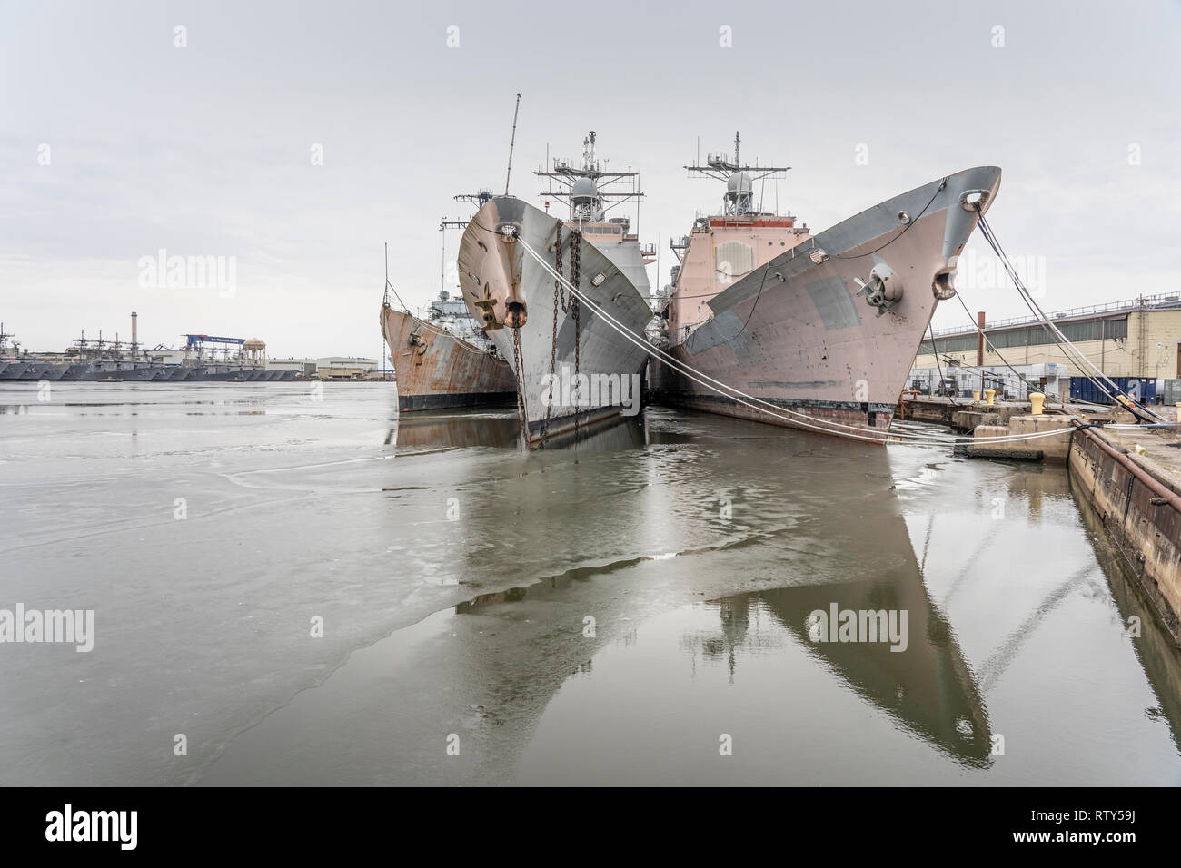 ships at The Navy Yard, formerly the Philadelphia Naval