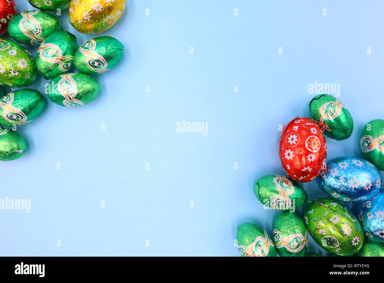 Colorful Easter Composition Stock Photo