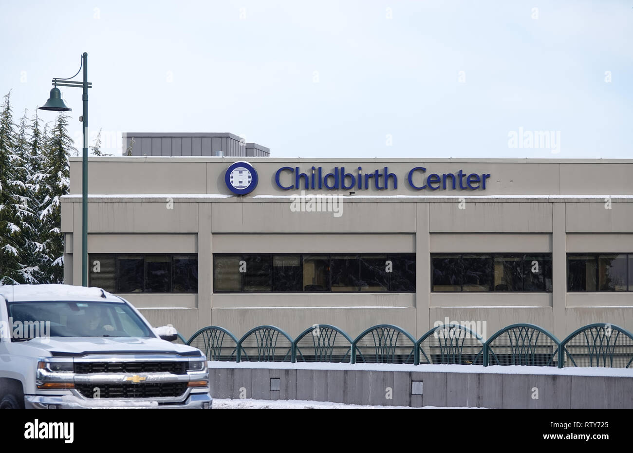 Hospital Childbirth Center building in Bellevue, WA, USA in February 2019 Stock Photo
