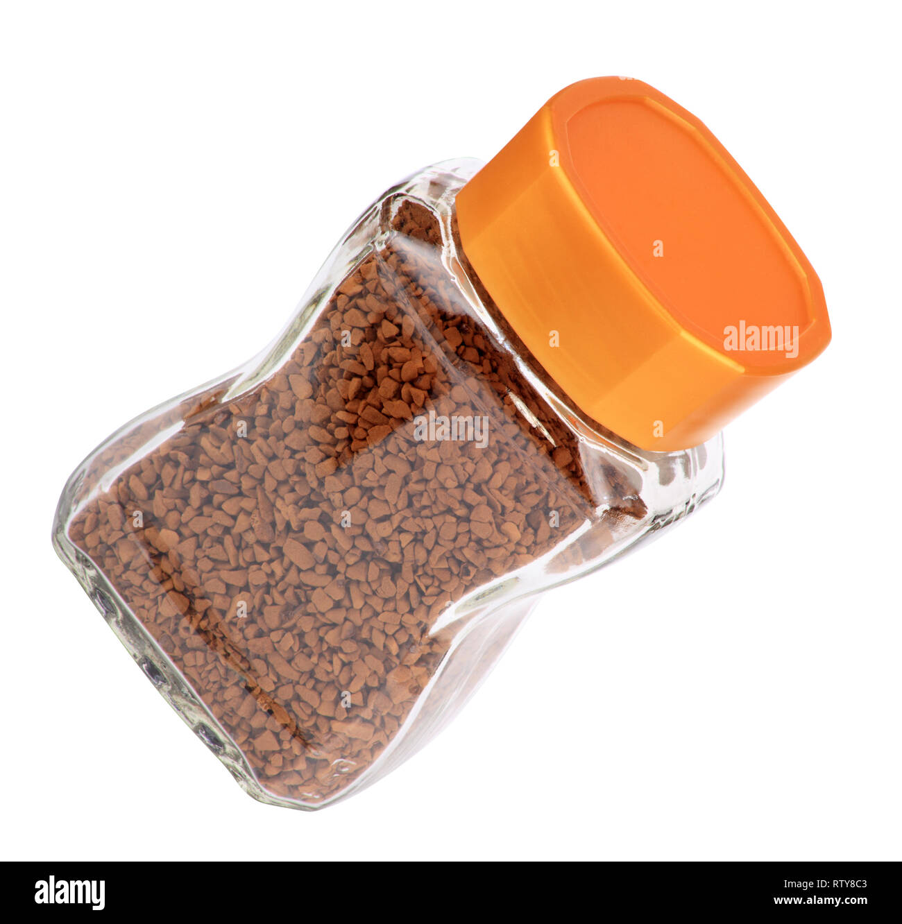 jar of instant coffee isolated Stock Photo - Alamy